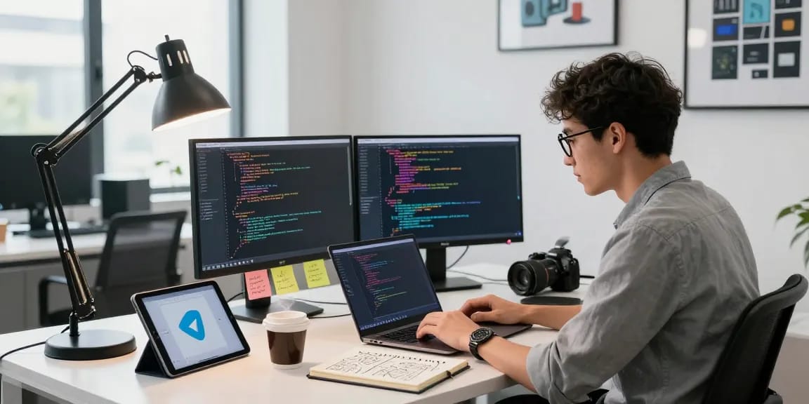 Experience seamless communication with Telegram下载 on your devices with innovative tech workspace.