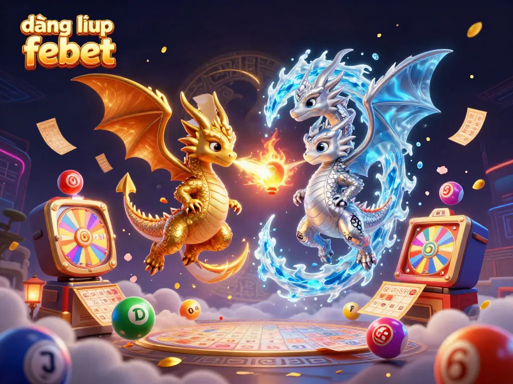 Engage with the thrill of đăng nhập febet through an immersive 3D casino scene filled with vibrant gaming elements.