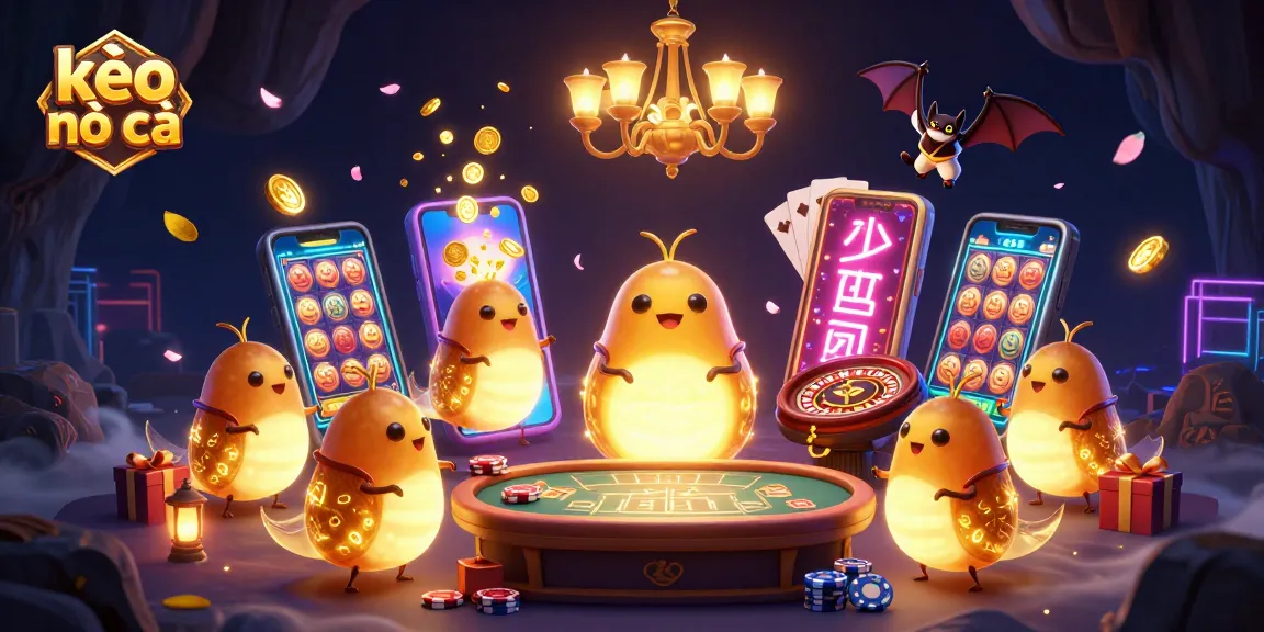 Bet on kèo nhà cái with lively glowworms lighting an animated cave casino packed with games.